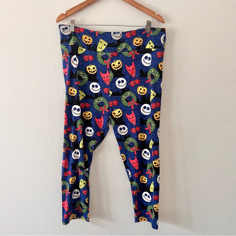 Disney Ambrie Nightmare Before Christmas Leggings Sz Plus